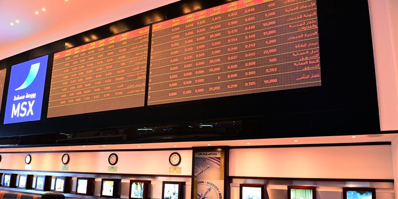 ارتفاع تداولات بورصة مسقط الأسبوع الماضي قرابة 20%