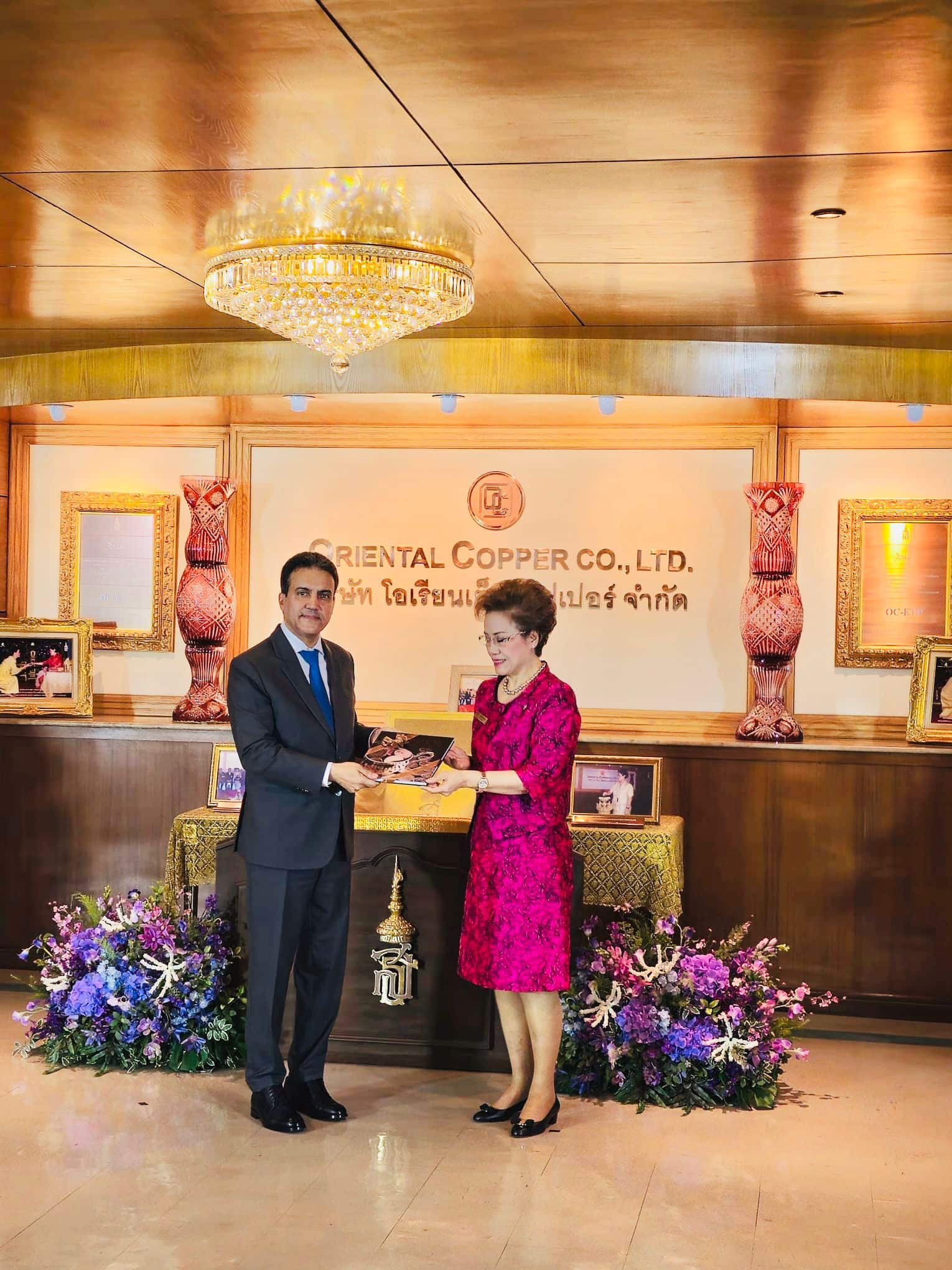 سفيرنا لدى تايلند يبحث فرص الاستثمار مع شركة رائدة في المنتجات النحاسية