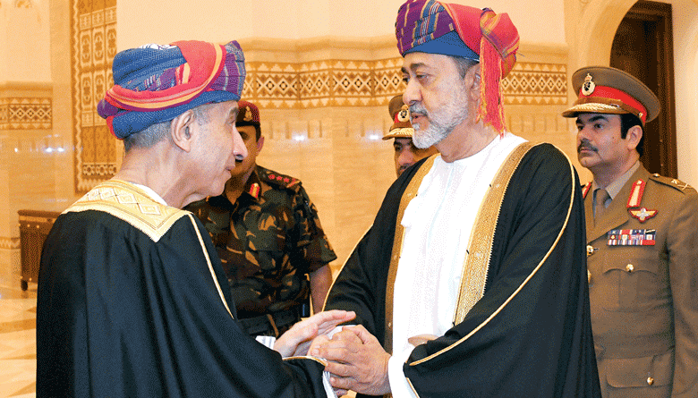 تهنئة لجلالة السلطان من سمو السيد فهد