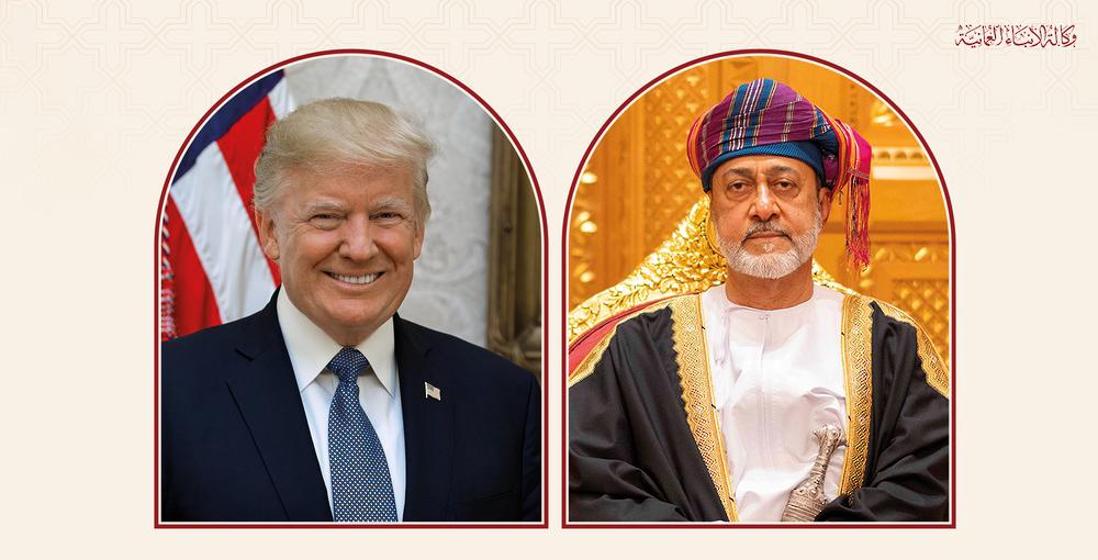 جلالة السلطان المعظم يهنئ دونالد ترامب