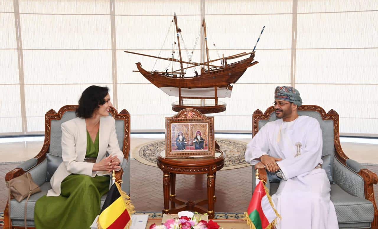 رسالة خطية لجلالة السلطان من ملك البلجيكيين