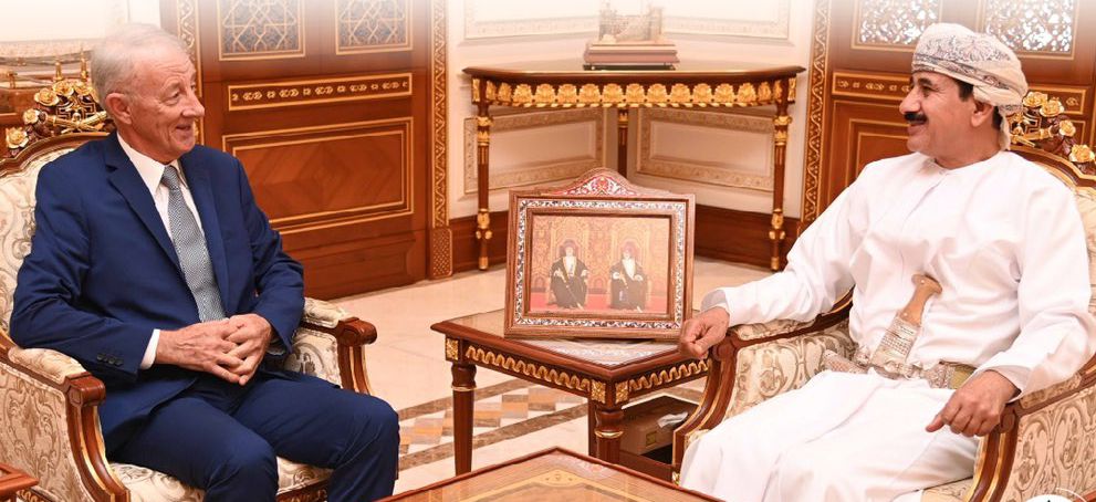 بالصور: سمو السيد شهاب والنعماني يستقبلان 3 سفراء