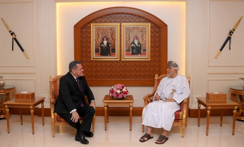 سمو السيد شهاب يستقبل السفير البرازيلي