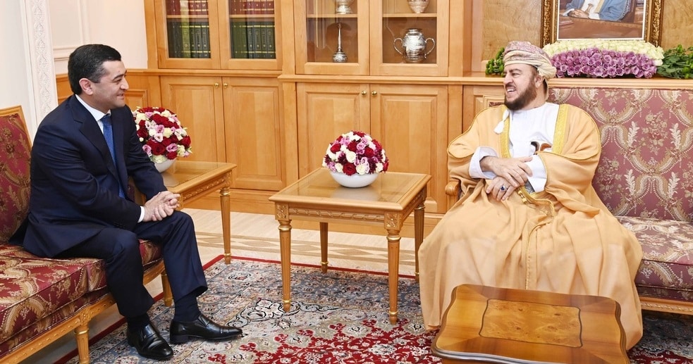 بتكليف سامٍ: سمو السيد أسعد يستعرض أوجه التعاون مع وزير خارجية أوزبكستان