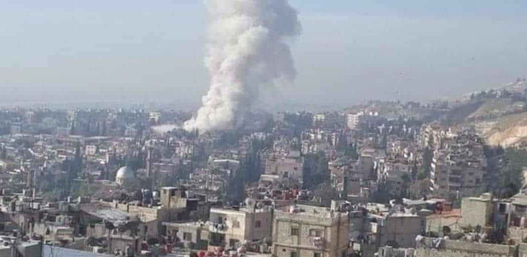 انفجارات تهز دمشق، وتكهنات بعدوان إسرائيلي