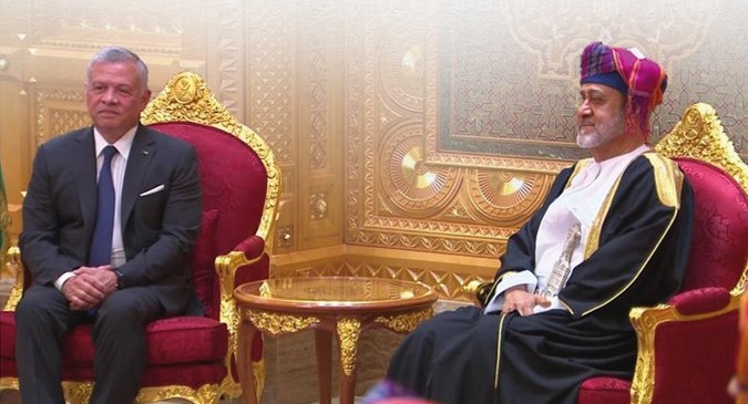 جلالة السلطان والملك عبدالله الثاني يعقدان لقاءً ثنائيًا