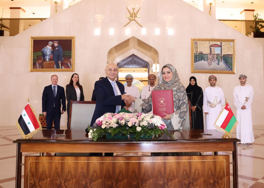 مذكرة تفاهم عمانية – سورية في الدراسات الدبلوماسية والتدريب