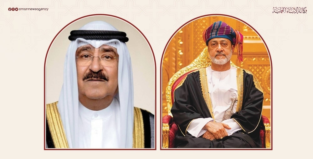 جلالة السُّلطان وأمير الكويت يبحثان في اتصالٍ هاتفيّ القضايا الراهنة