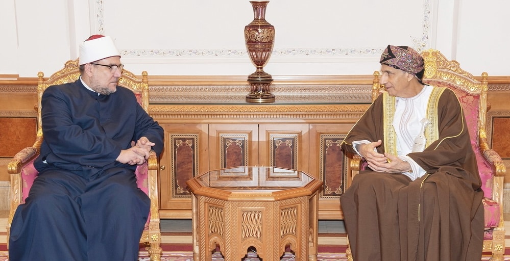 سمو السيد فهد يستقبل وزير الأوقاف المصري