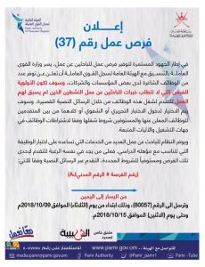 بالجداول: الإعلان عن أكثر من 100 فرصة وظيفية في ملحق جديد