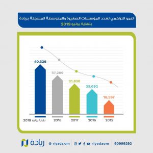بالأرقام: عدد المؤسسات الصغيرة والمتوسطة ينمو.. ومسؤول في “ريادة” يوضح