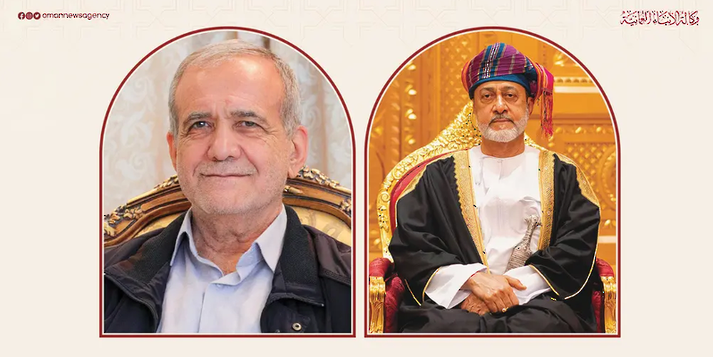جلالة السلطان يتلقى اتصالًا هاتفيًا من الرئيس الإيراني