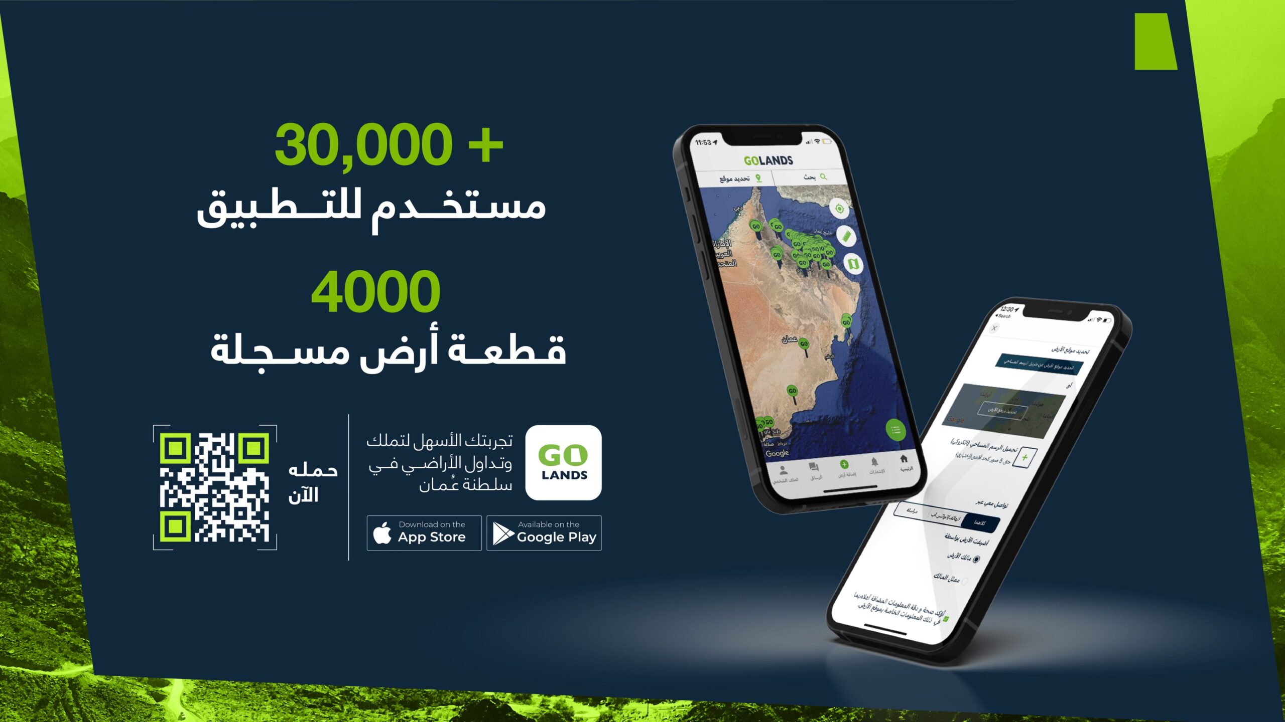 منذ إطلاقه: إقبال كبير على تطبيق GOLANDS وعدد مستخدميه يتجاوز 30 ألفًا