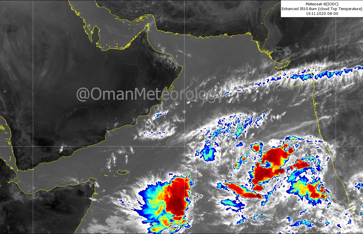 احتمالية لتشكّل منخفض مداري