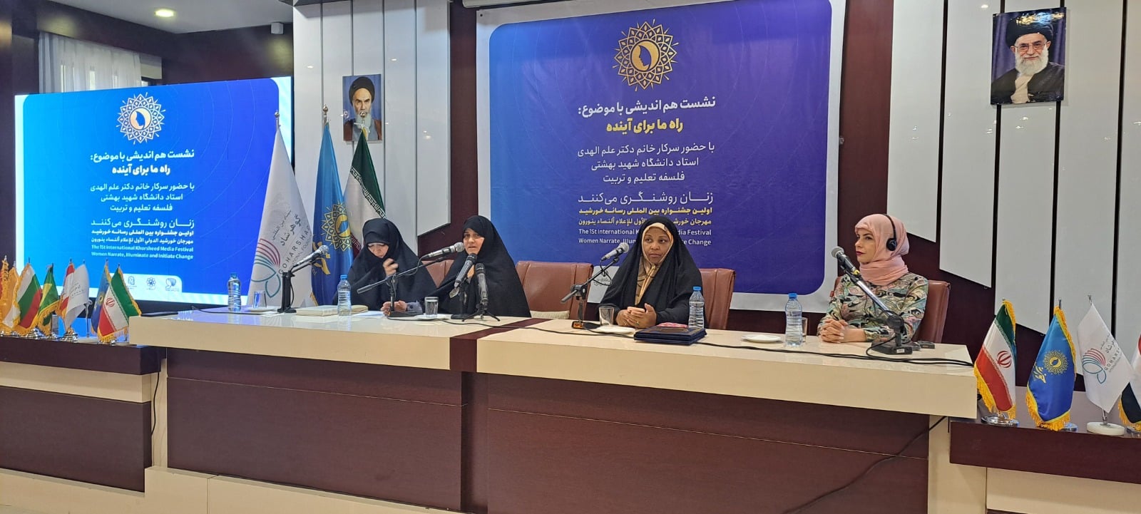 شاركت فيه “أثير”: إليكم أبرز ما قالته زوجة الرئيس الإيراني في افتتاح مهرجان خورشيد الدولي