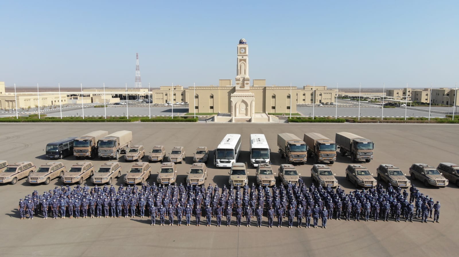 إرسال قوة بشرية من الشرطة للمساعدة في الميدان