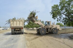 الخدمات الهندسية بوزارة الدفاع تواصل الدعم والإسناد في شمال الباطنة