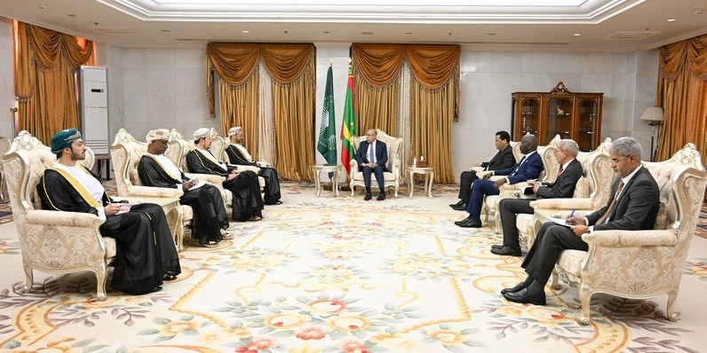 الرئيس الموريتاني يستقبل السيد بدر