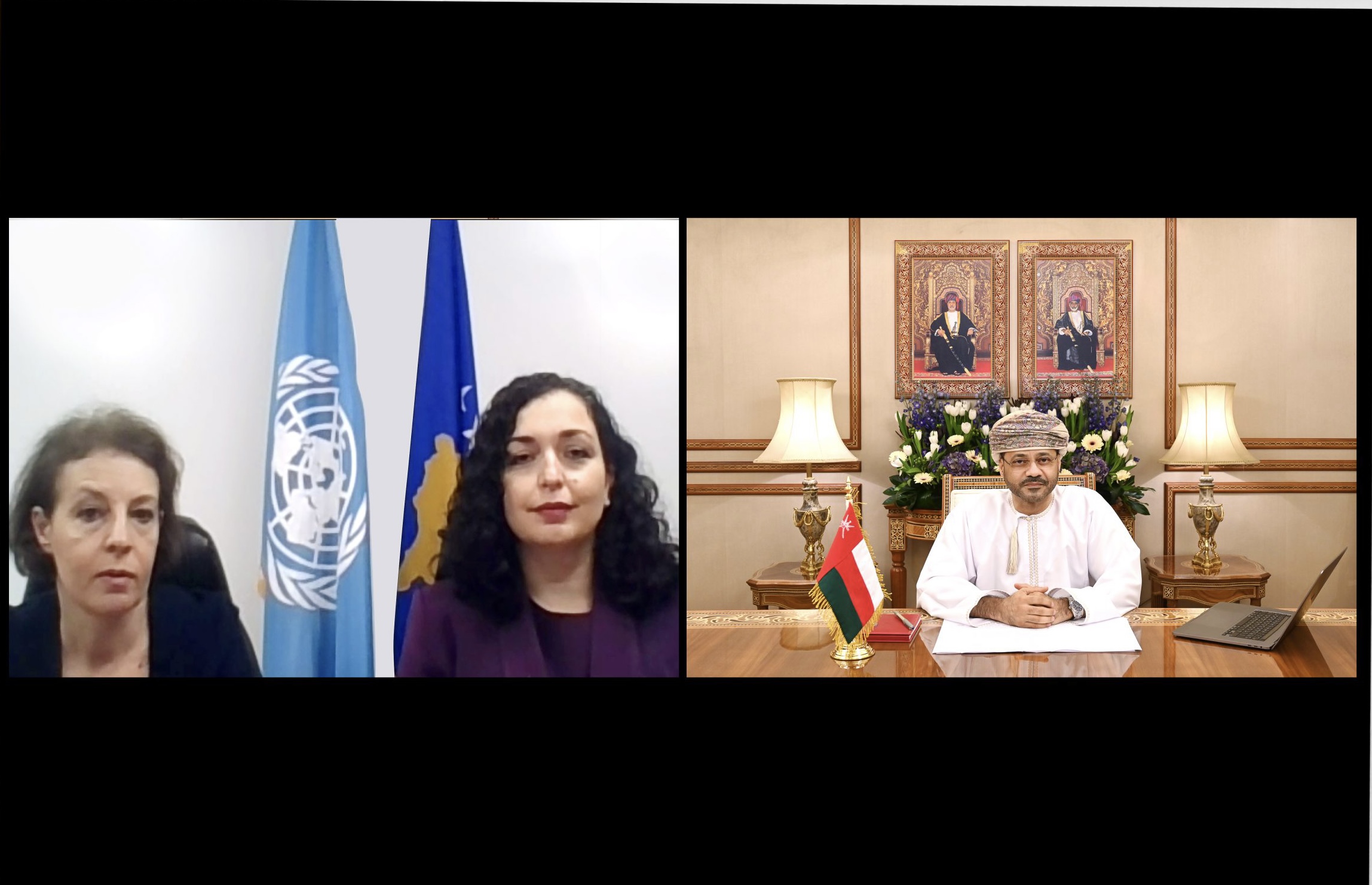 السيد بدر يعقد اجتماعًا مع رئيسة جمهورية كوسوفو