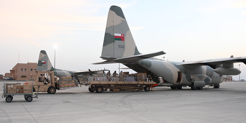 رحلات إغاثة عمانية إلى السودان