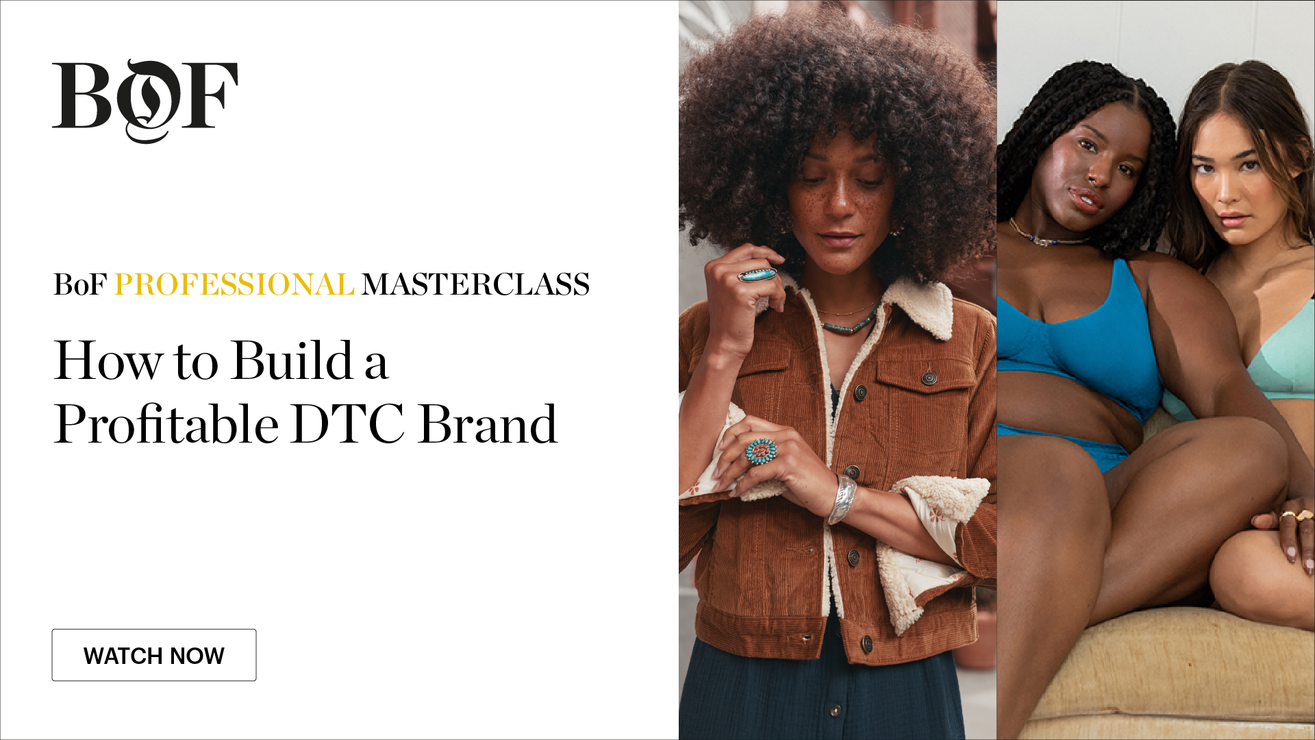 Masterclass, How to Build a Profitable DTC Brand