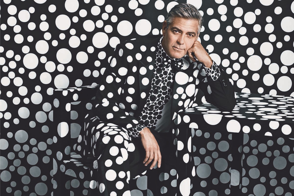 Yayoi Kusama, George Clooney