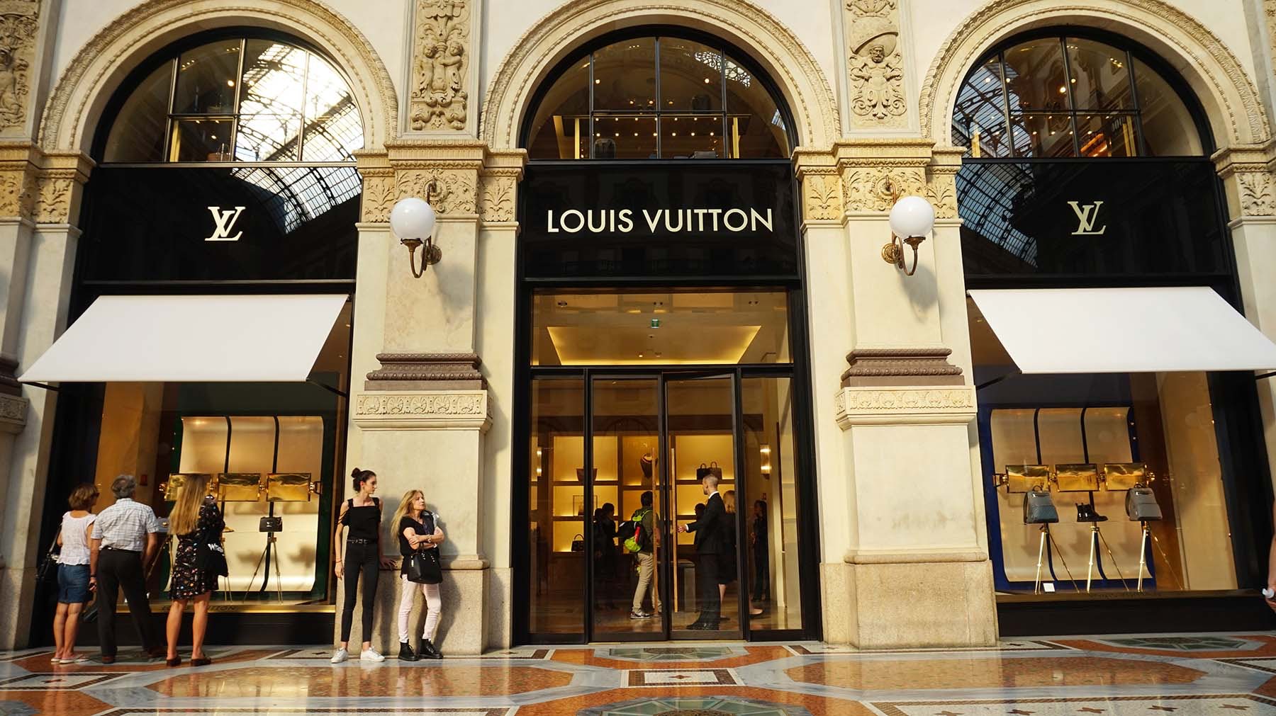 Shopping in Paris at Louis Vuitton