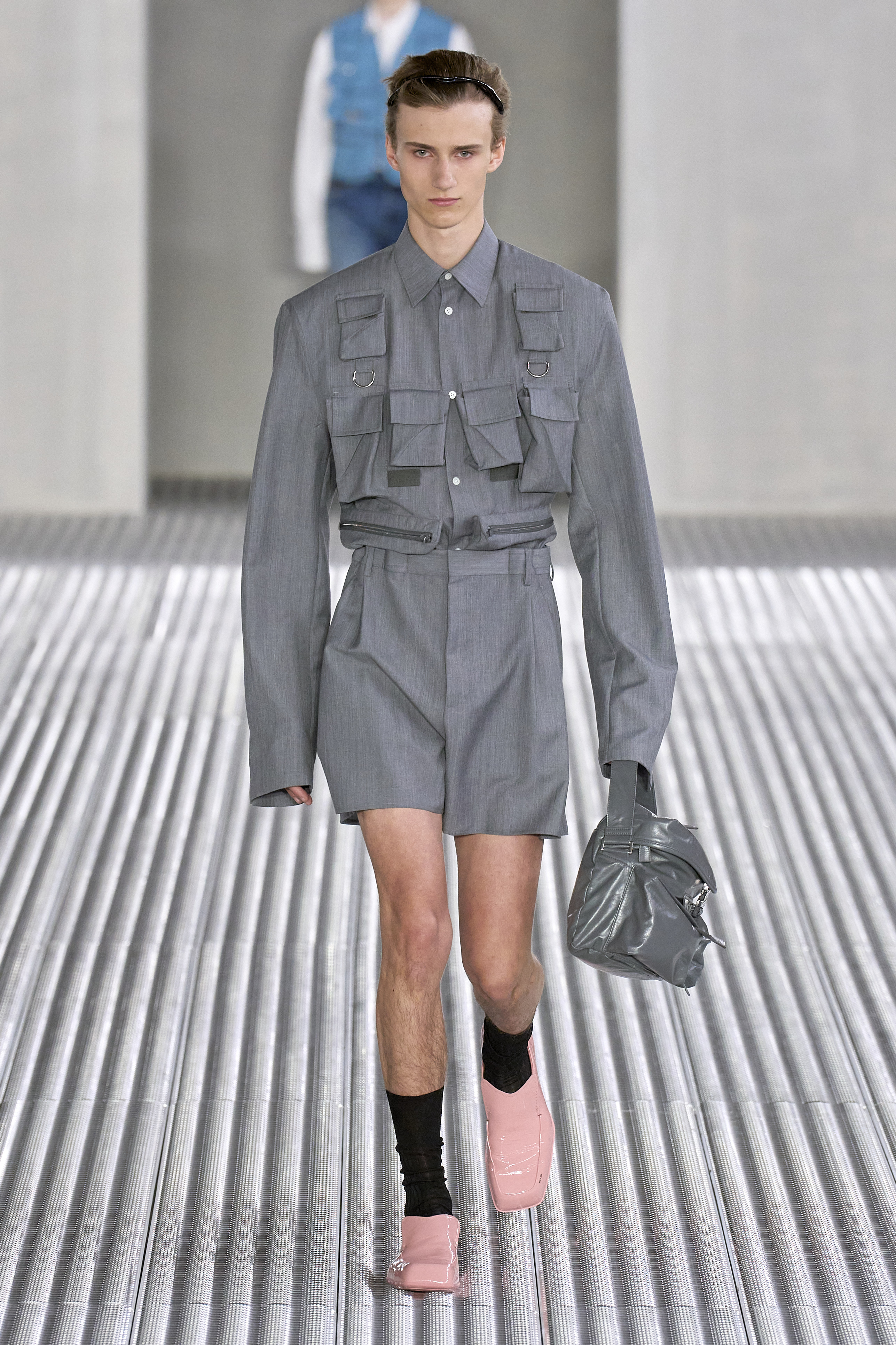 Prada just made the soul-destroying 9-to-5 look kind of… sexy? Menswear