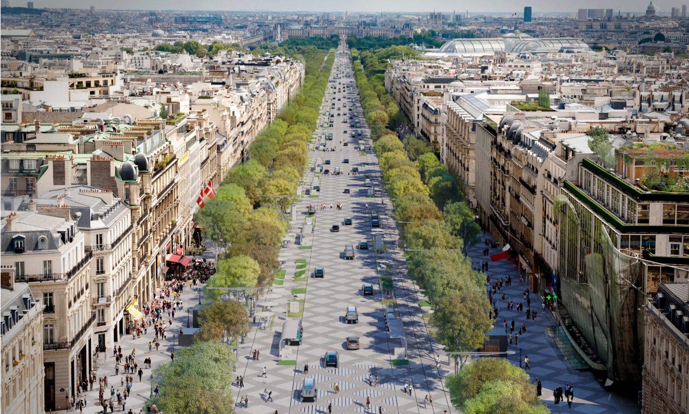 Champs Elysees - Champs Elysees in Paris - Avenue Montaigne