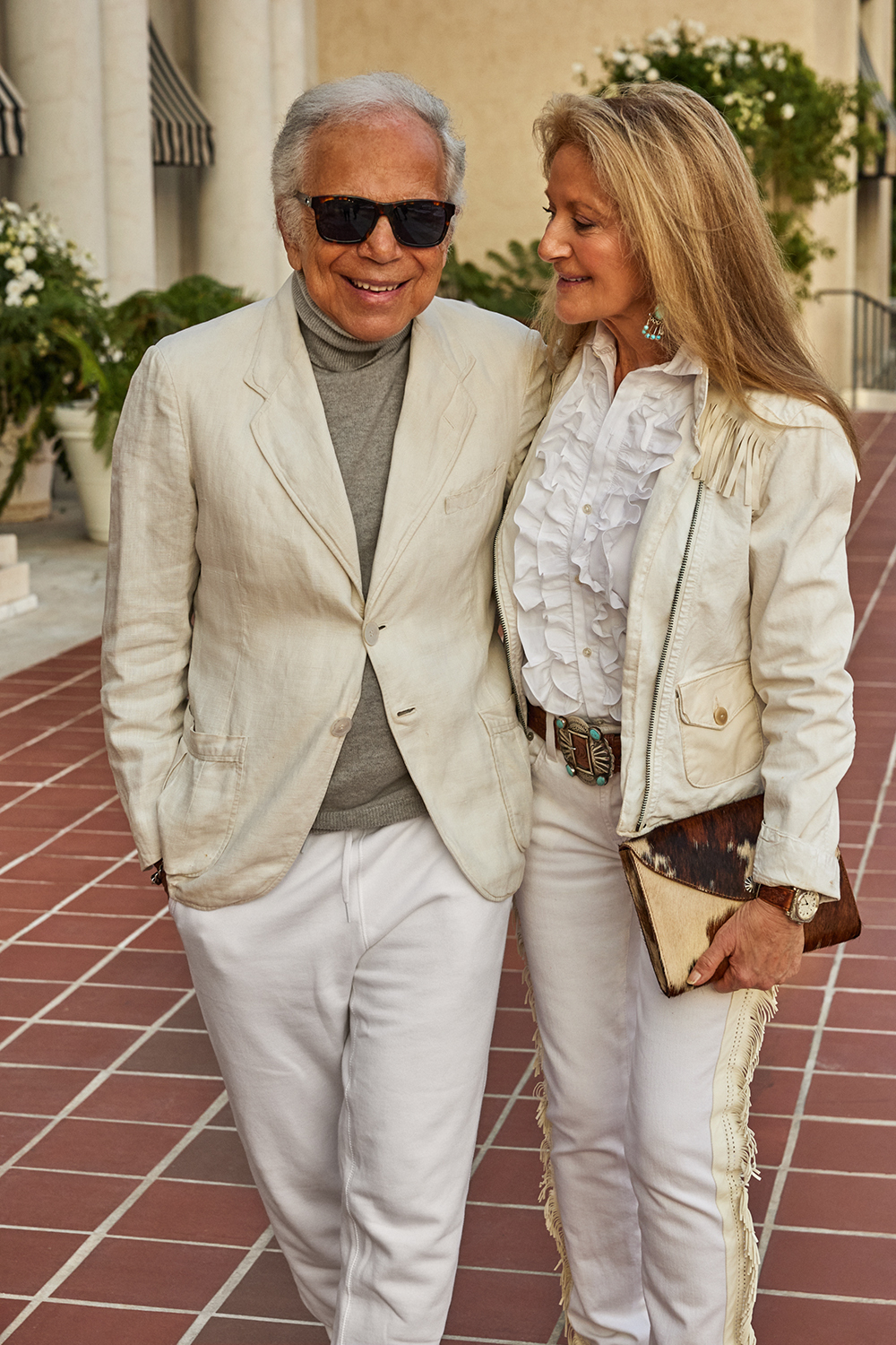 Ralph lauren and wife ricky hi-res stock photography and images