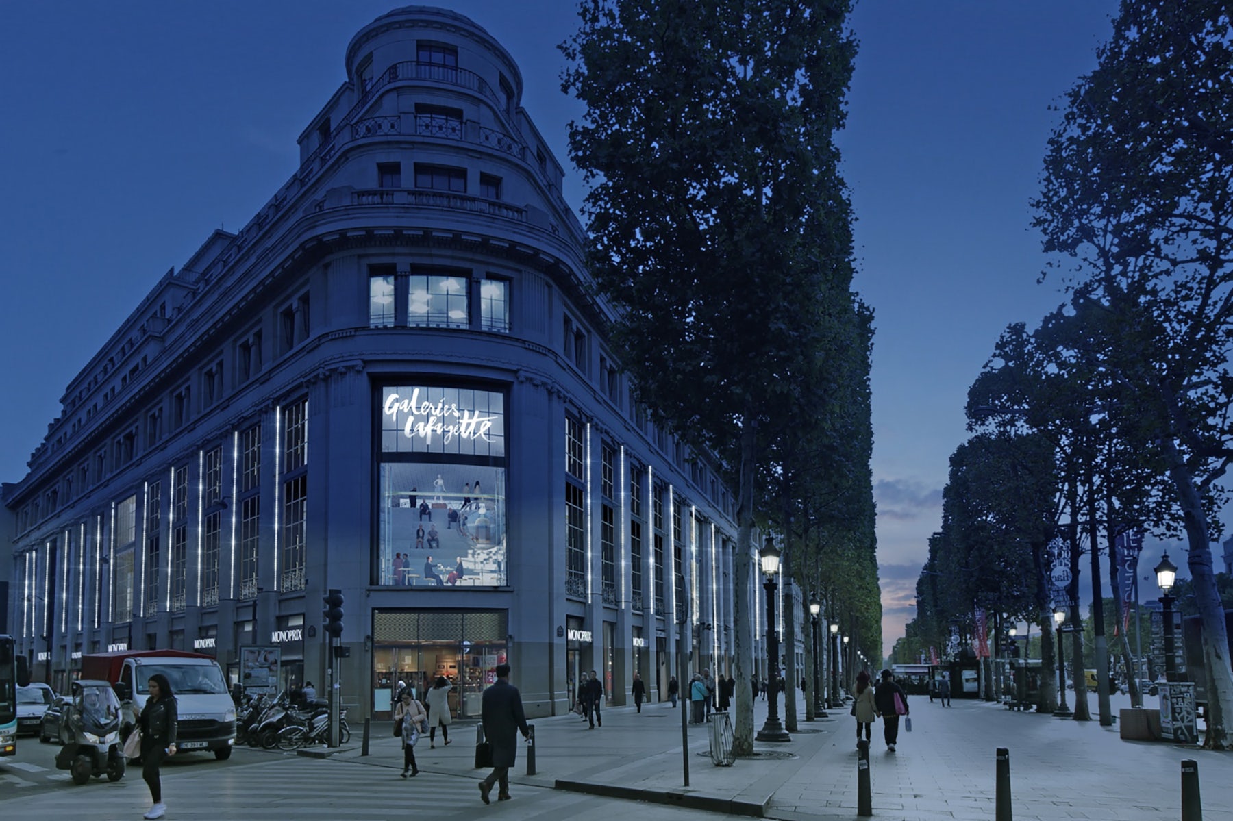 bjarke ingels group designs new flagship store for galeries lafayette