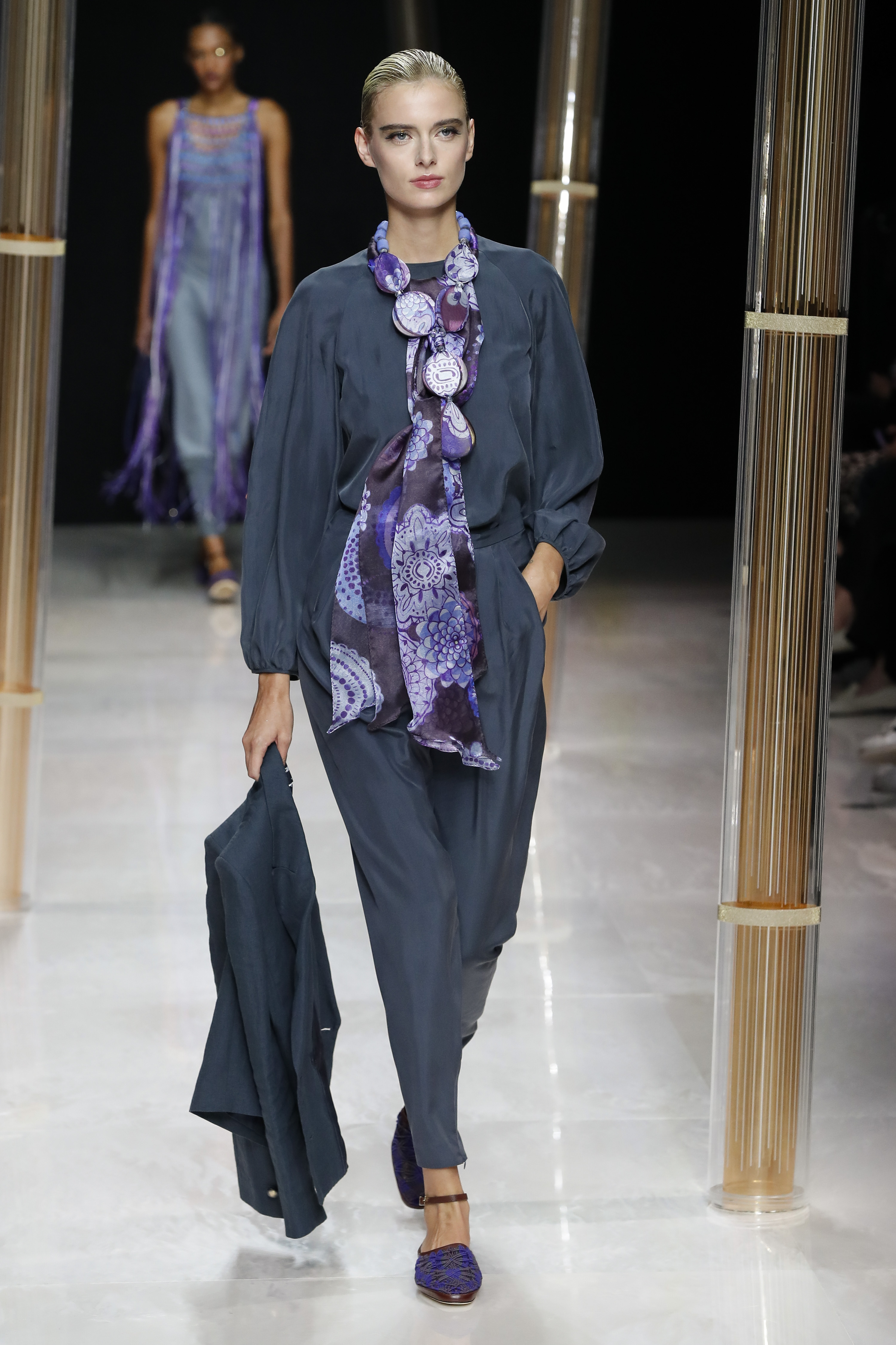 Matty Bovan energizes Milan fashion, Armani offers elegance