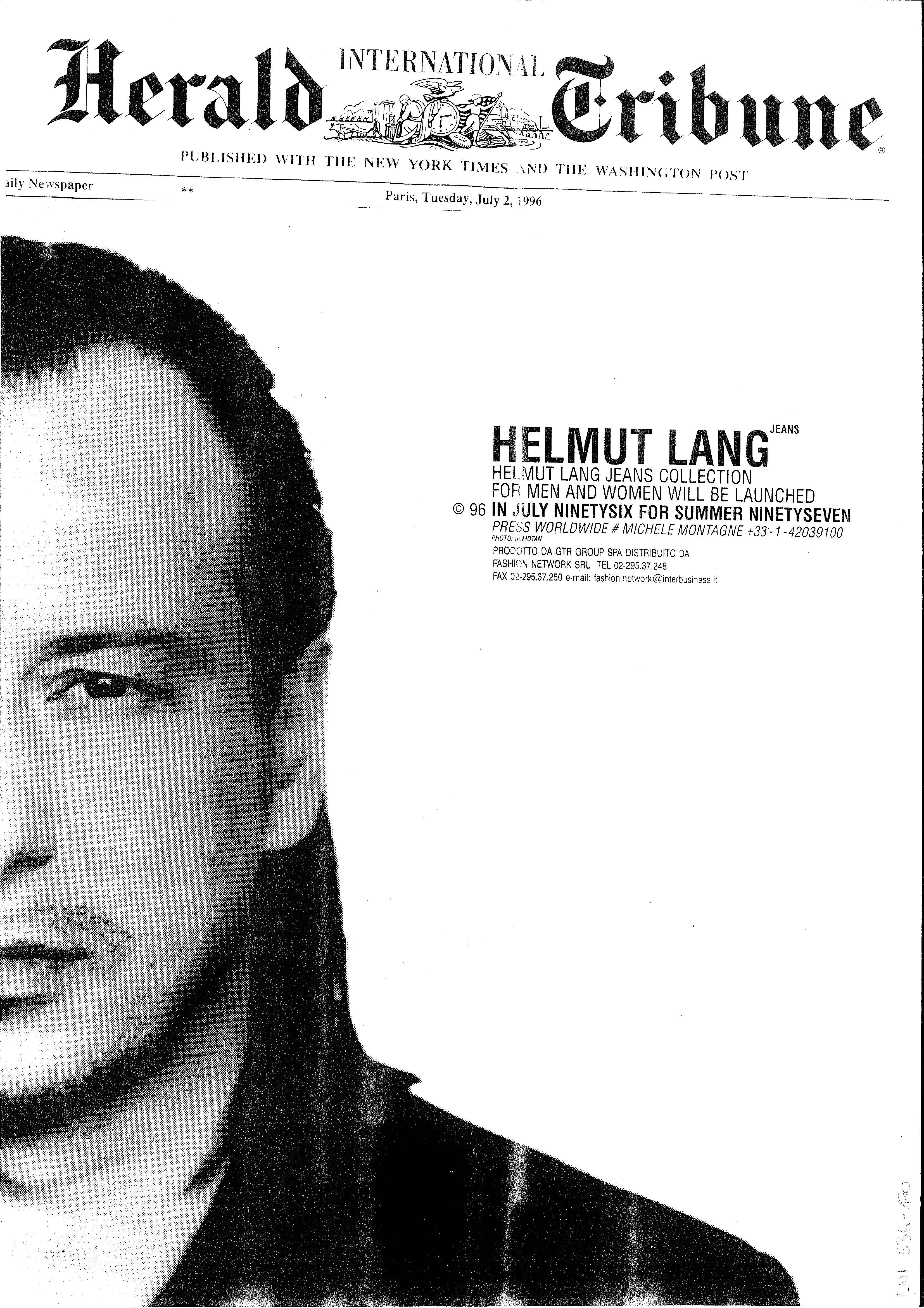 Exclusive: Helmut Lang on Helmut Lang | BoF