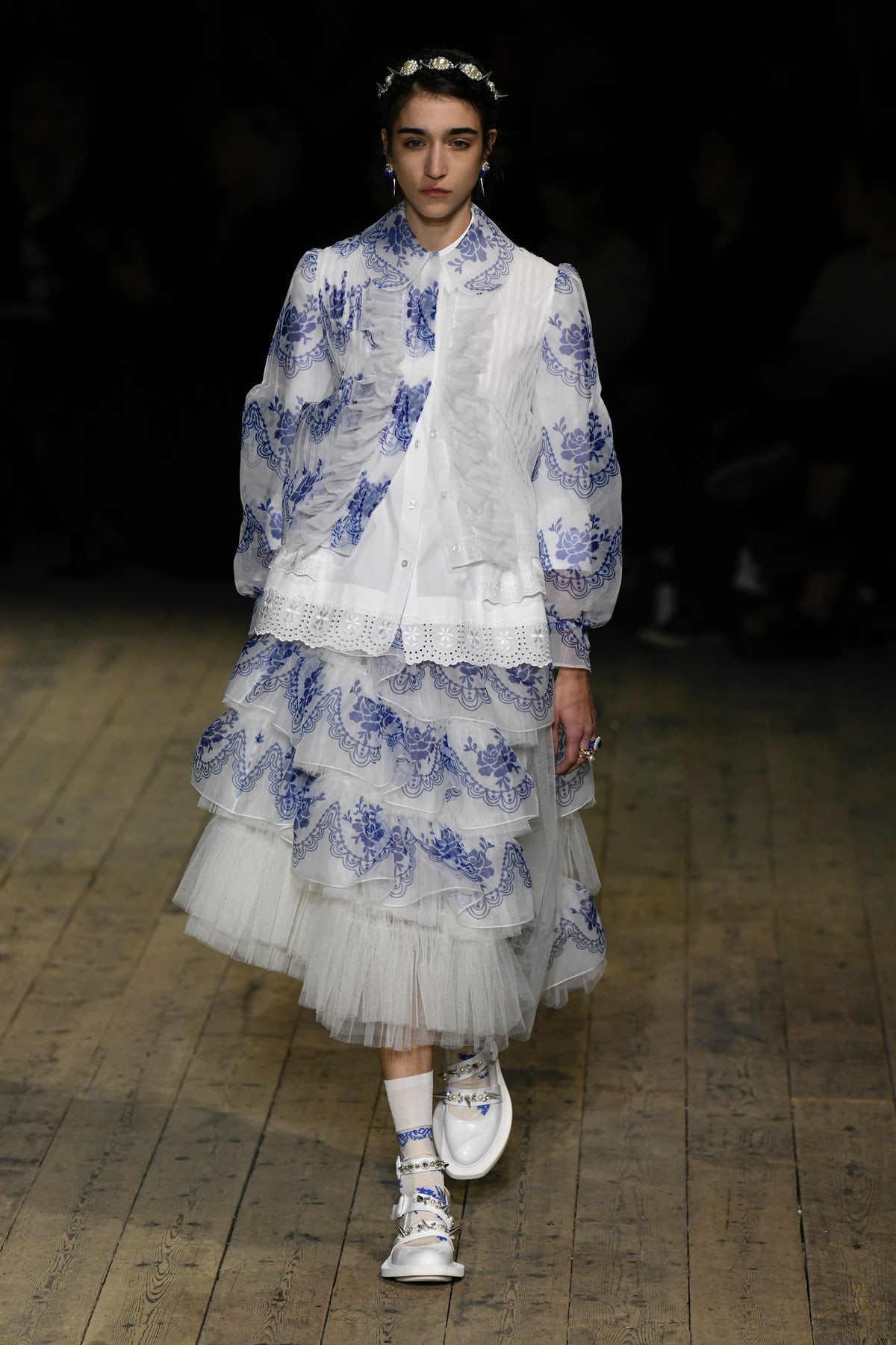 simone rocha レイヤードロンTブラック 11747391 ポーカーズ SIMONE