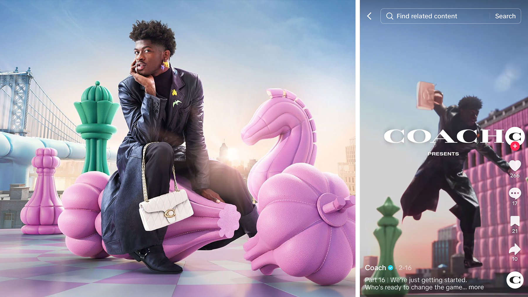 Marketing TikTok Cho Thời Trang: Bí Kíp "Viral" Brand Việt Năm 2025 Coach TikTok marketing campaign example