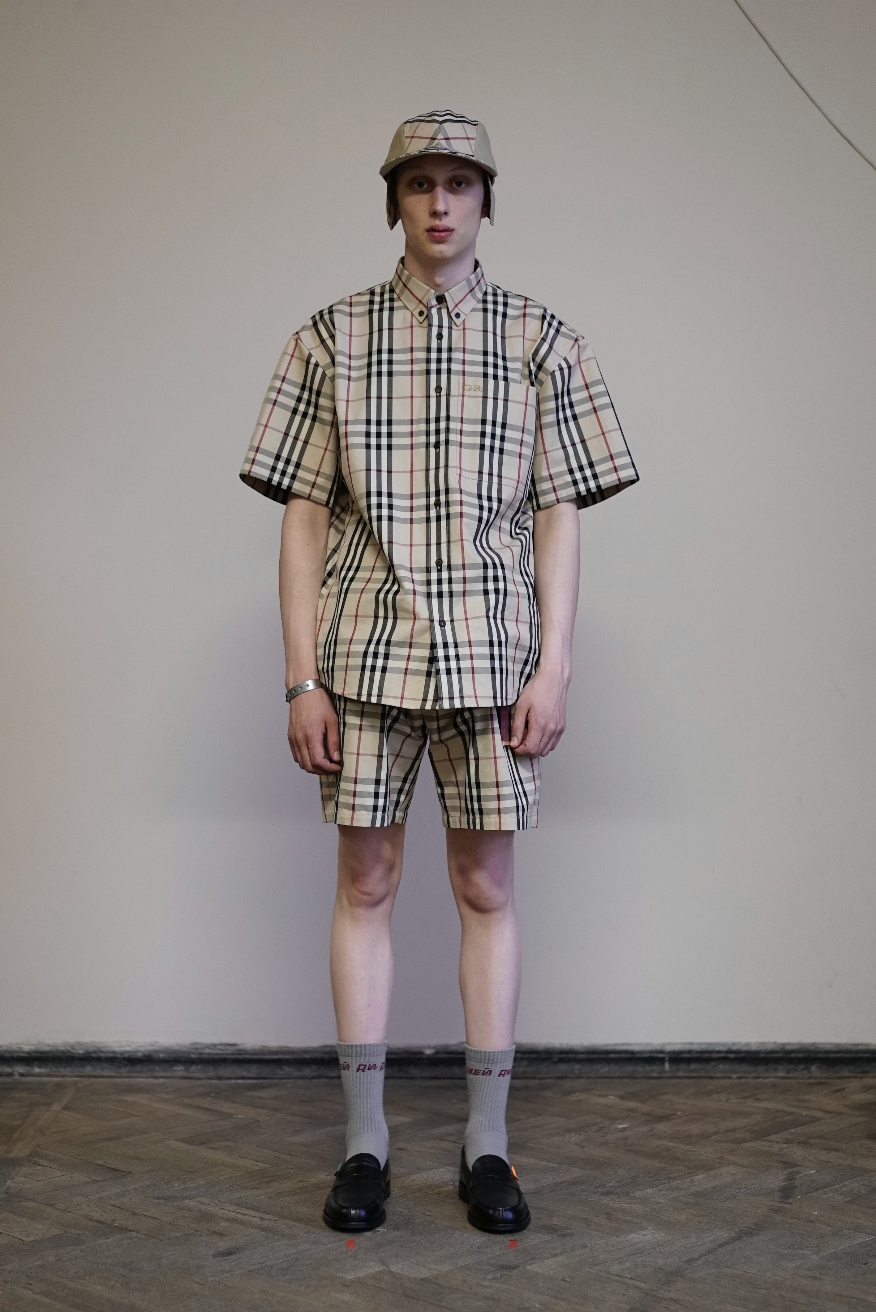 Gosha x burberry check flannel shirt best sale