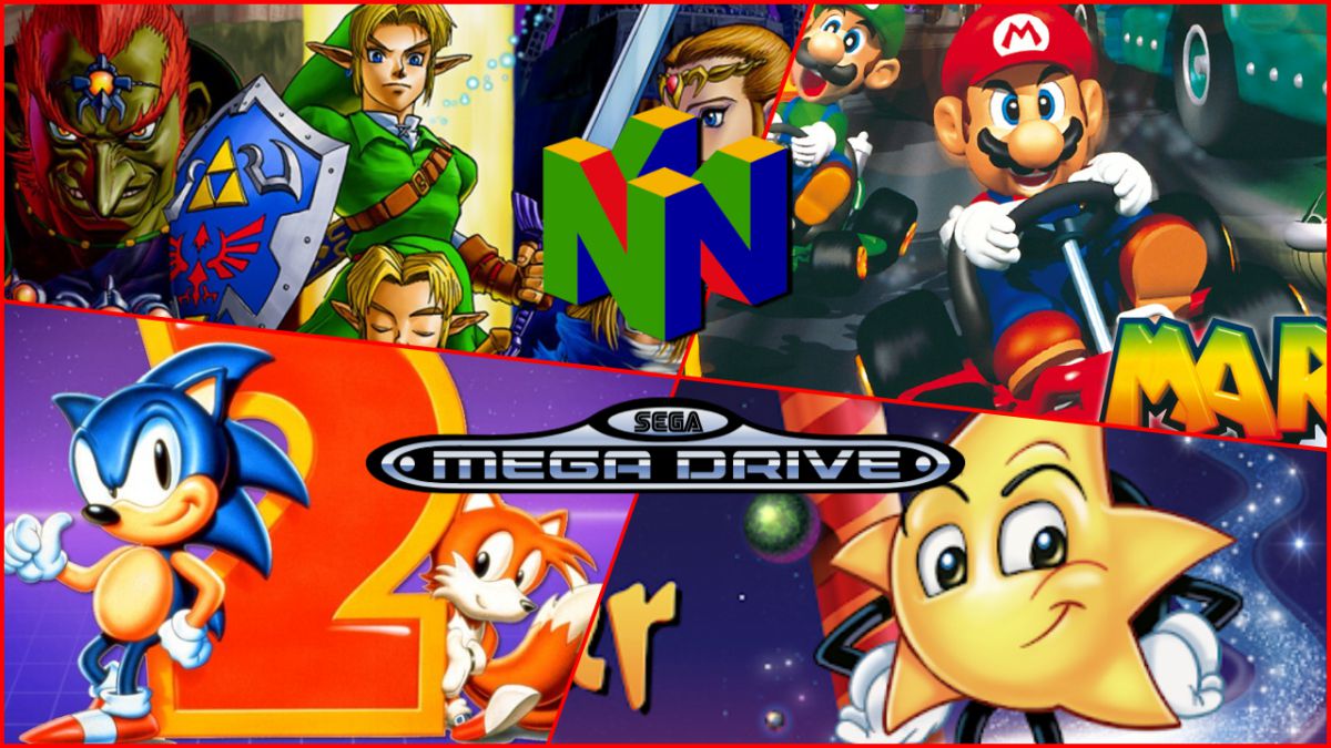 Todos los juegos de Nintendo 64 y Mega Drive
