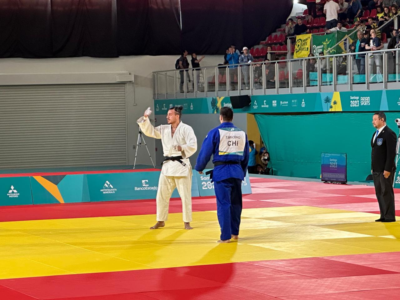 Un canadiense le gana el oro a un chileno en Santiago 2023 y esto ocurre después: ¡para aplaudir!