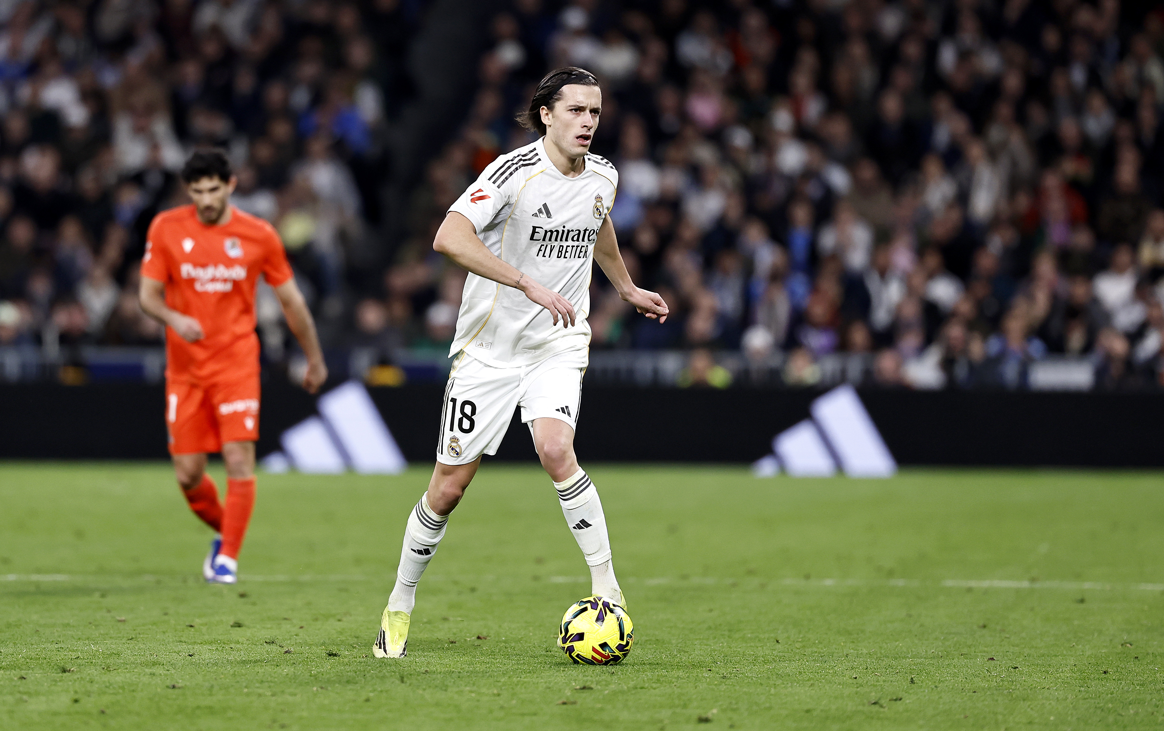 14/02/26 PARTIDO PRIMERA DIVISION 
REAL MADRID - REAL SOCIEDAD 
ALVARO CARRERAS 
