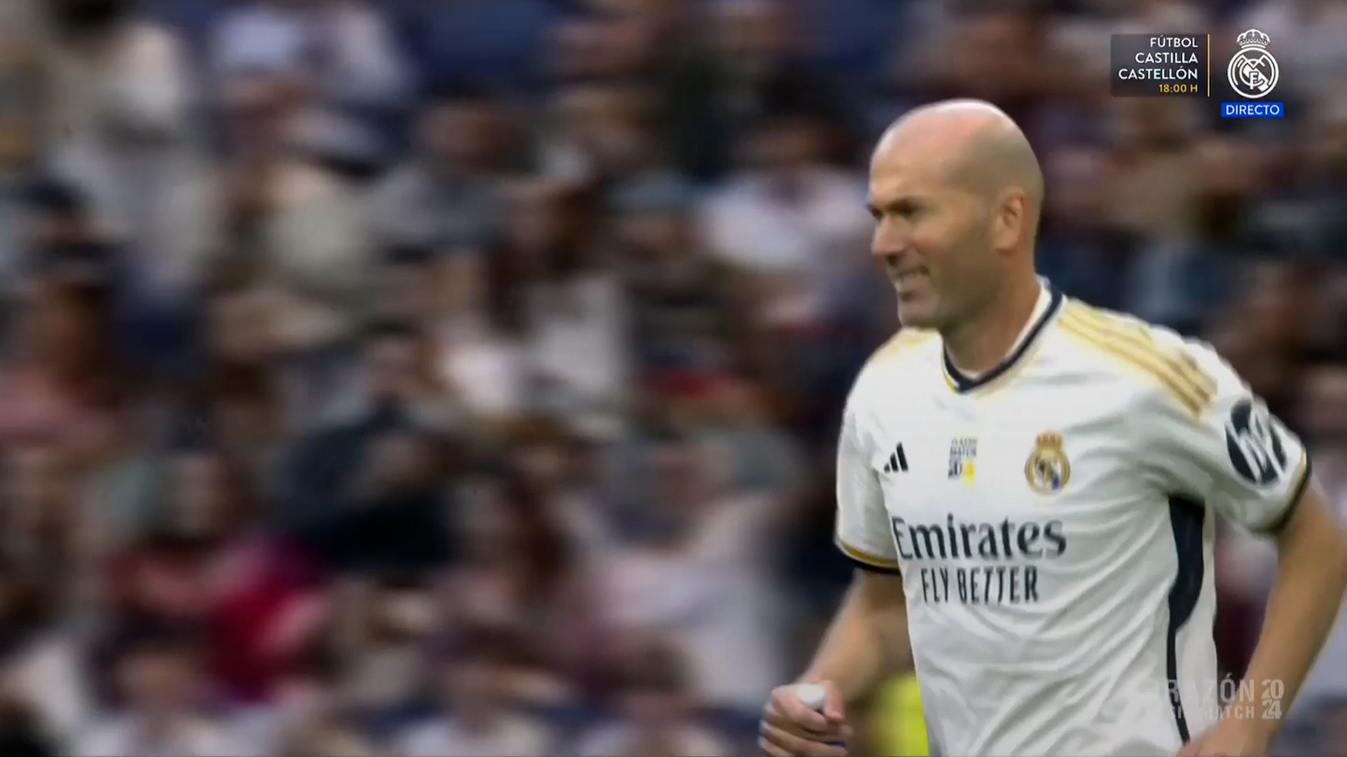 La ovación atronadora del nuevo Bernabéu a Zidane