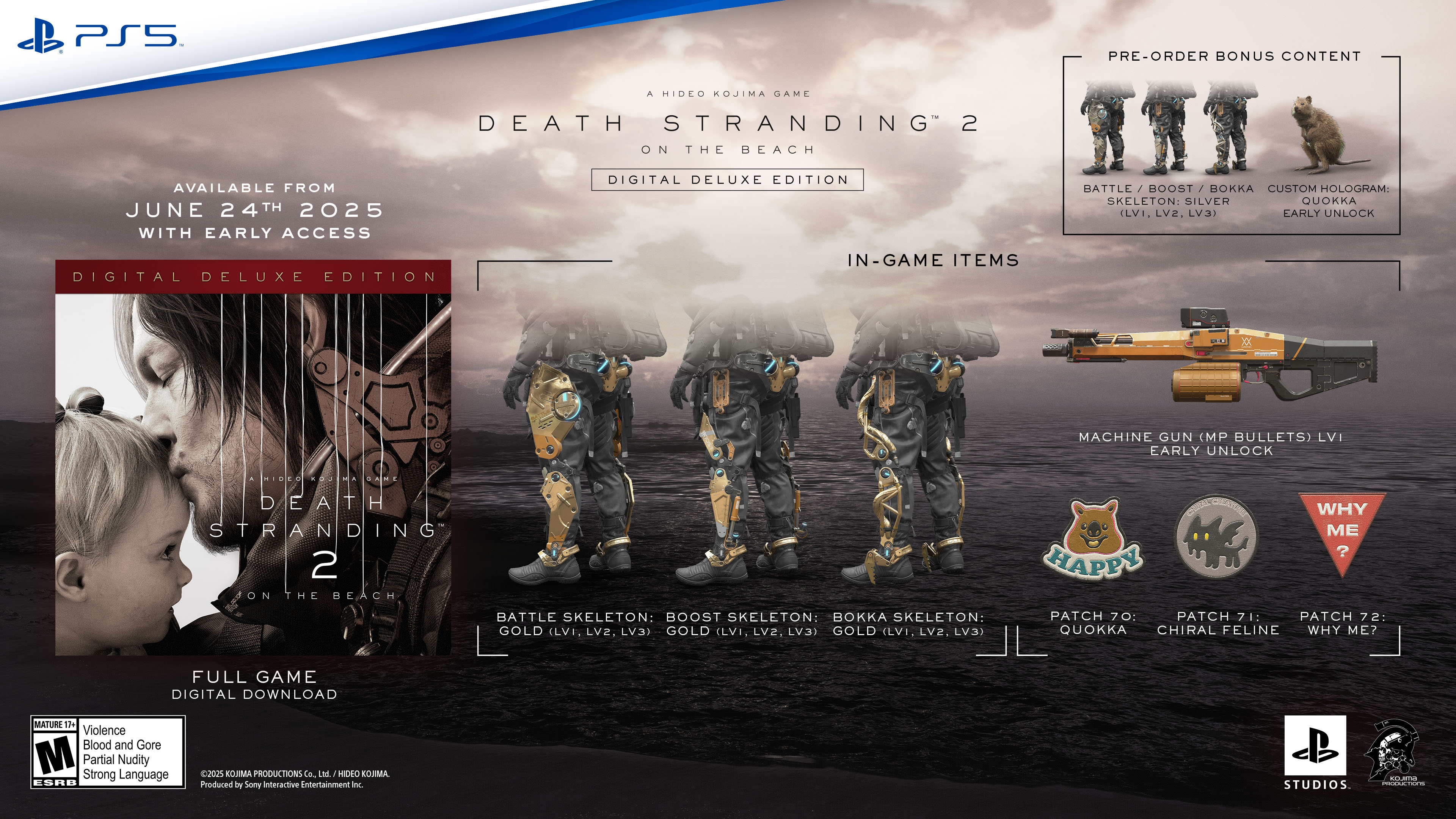 Death Stranding 2: On the Beach is now available for pre-order and