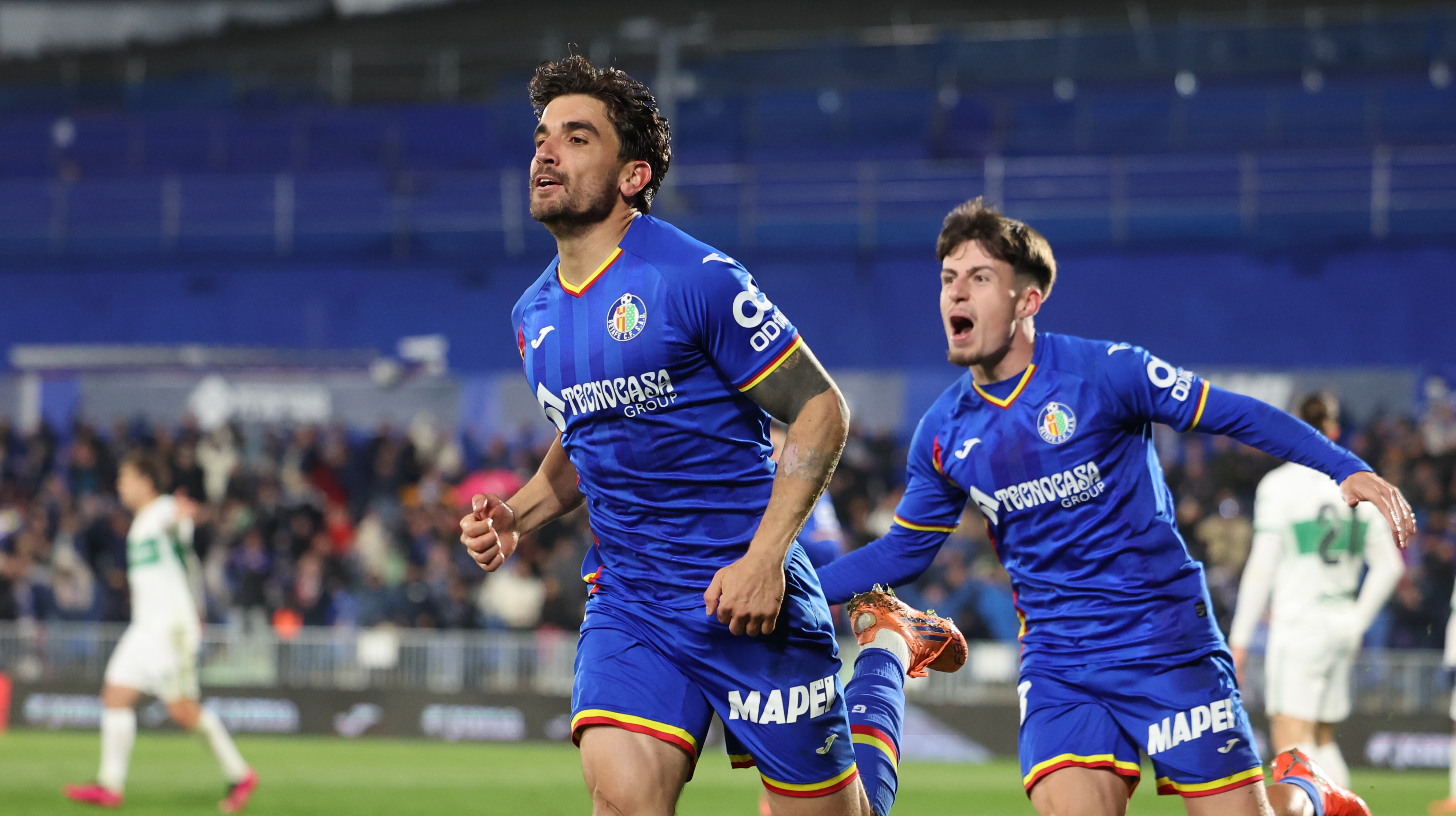 28/11/25 PARTIDO PRIMERA DIVISION JORNADA 14
GETAFE - ELCHE
PRIMER GOL MAURO ARAMBARRI 1-0 ALEGRIA