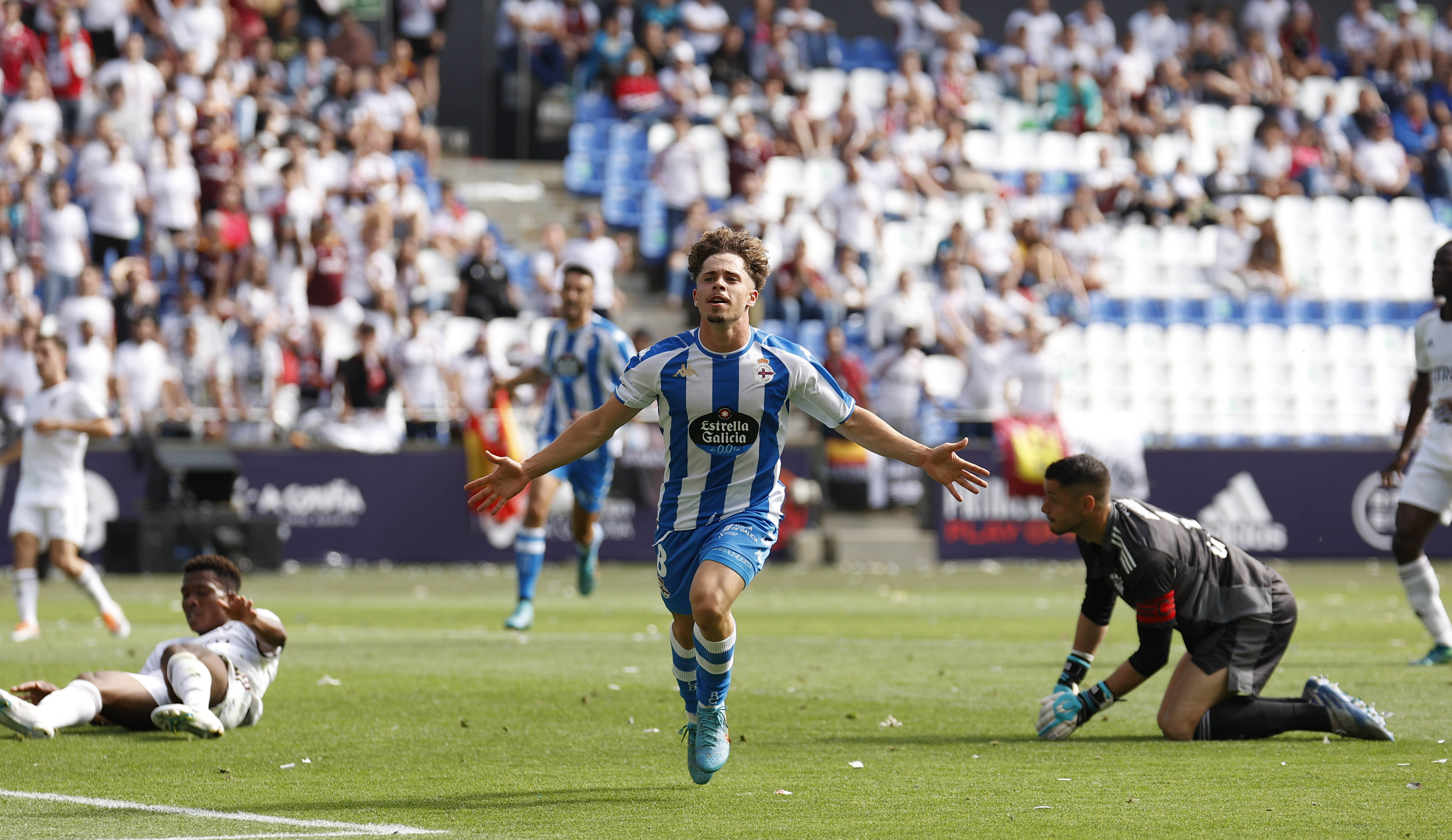 Mario Soriano, durante un partido ante el Albacete en el Carlos Belmonte. 