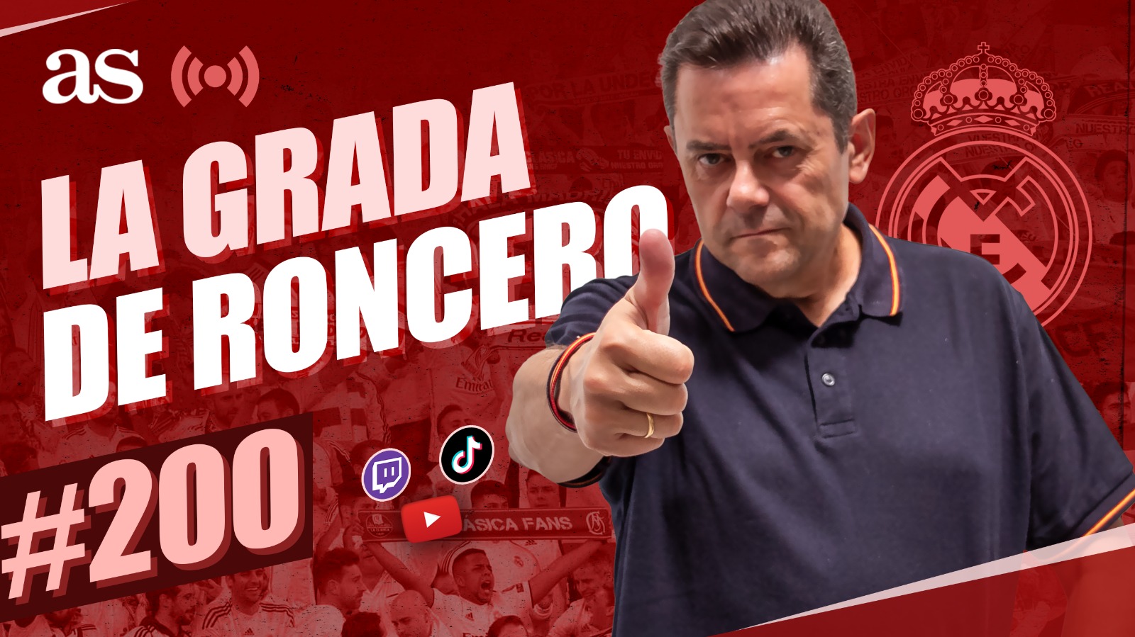 Especial ‘La Grada de Roncero 200’: Actualidad del Real Madrid y previa del choque ante el Villarreal... | ‘La Grada de Roncero’, en vivo