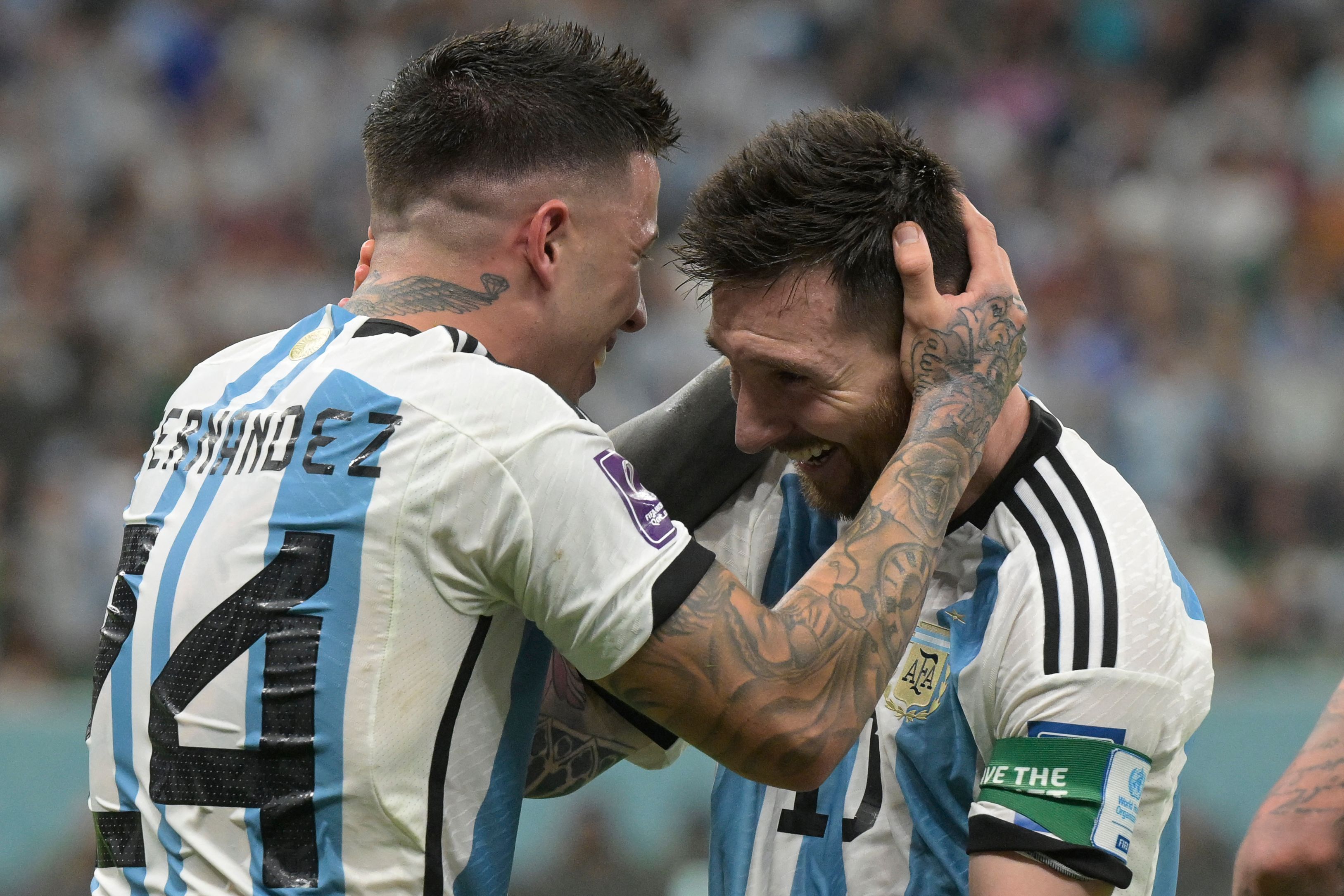Enzo Fernández: “Messi es Dios”