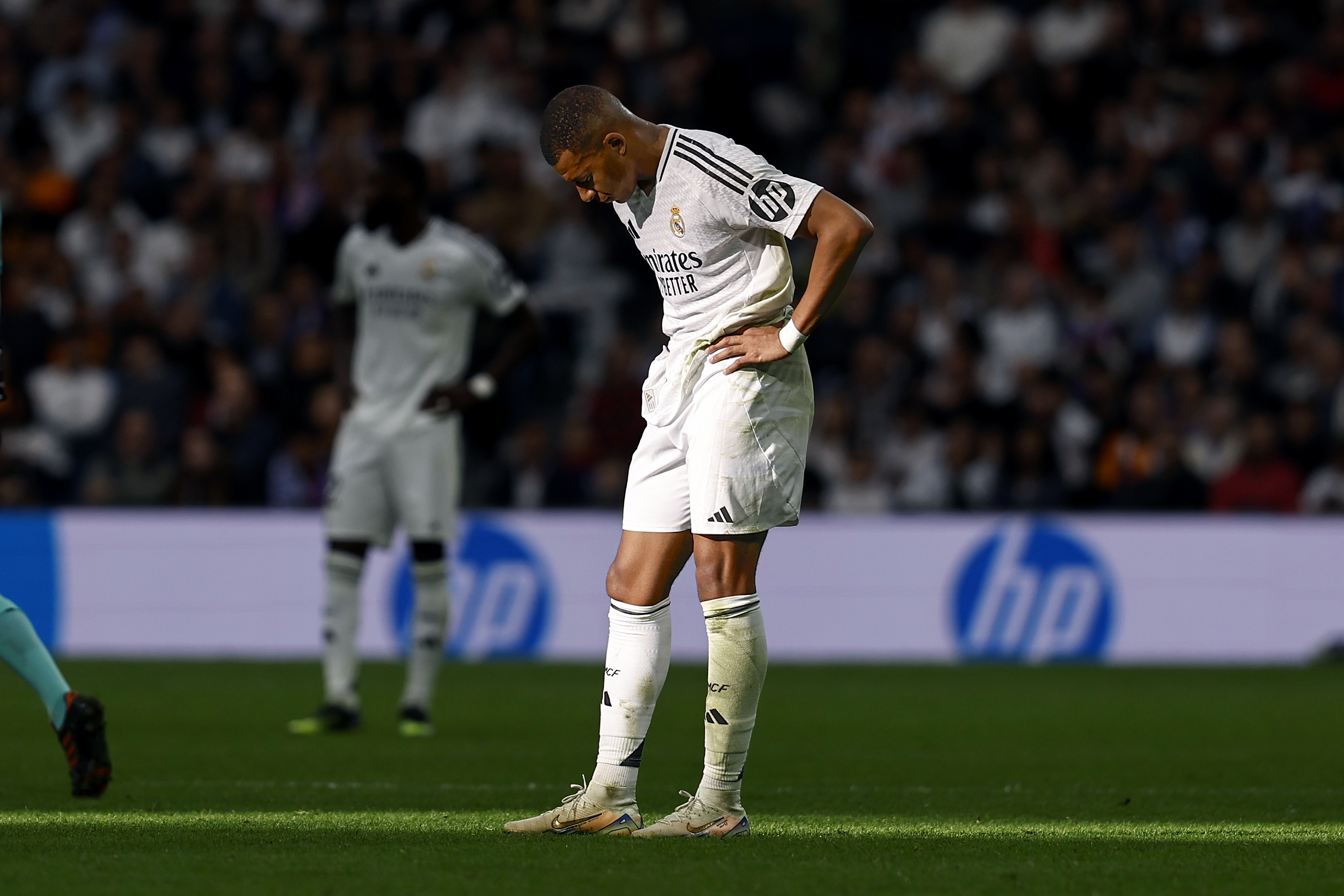 09/11/24 PARTIDO PRIMERA DIVISION 
REAL MADRID - OSASUNA 
TRISTEZA KYLIAN MBAPPE 