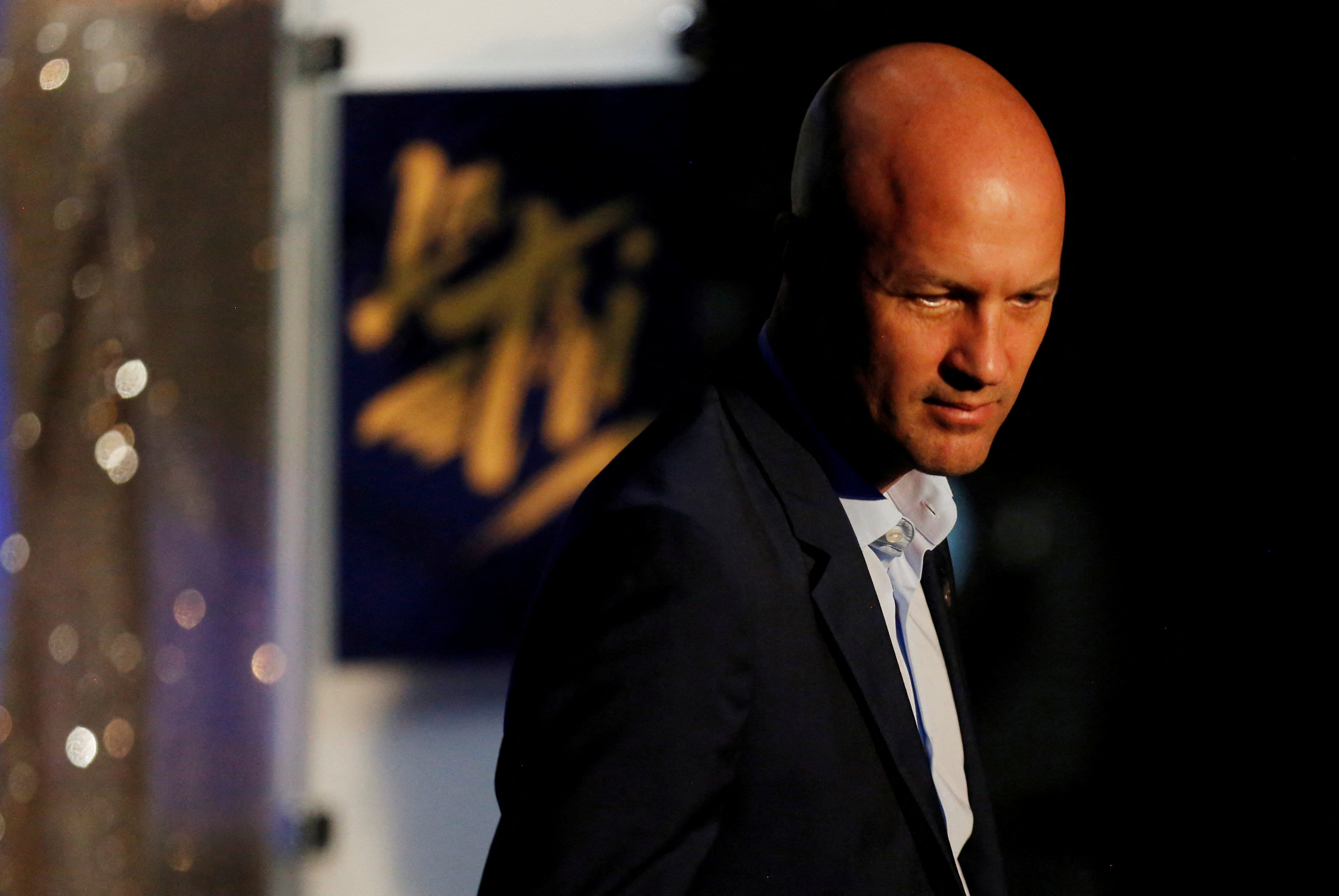 FILE PHOTO: Soccer Football - Jordi Cruyff unveiled as Ecuador new coach - Ecuador National Team Headquarters, Quito, Ecuador - January 13, 2020  Ecuador new coach Jordi Cruyff during press conference REUTERS/Daniel Tapia/File Photo