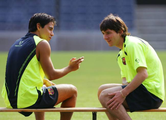 International: Javier Saviola, starting out again at modest club