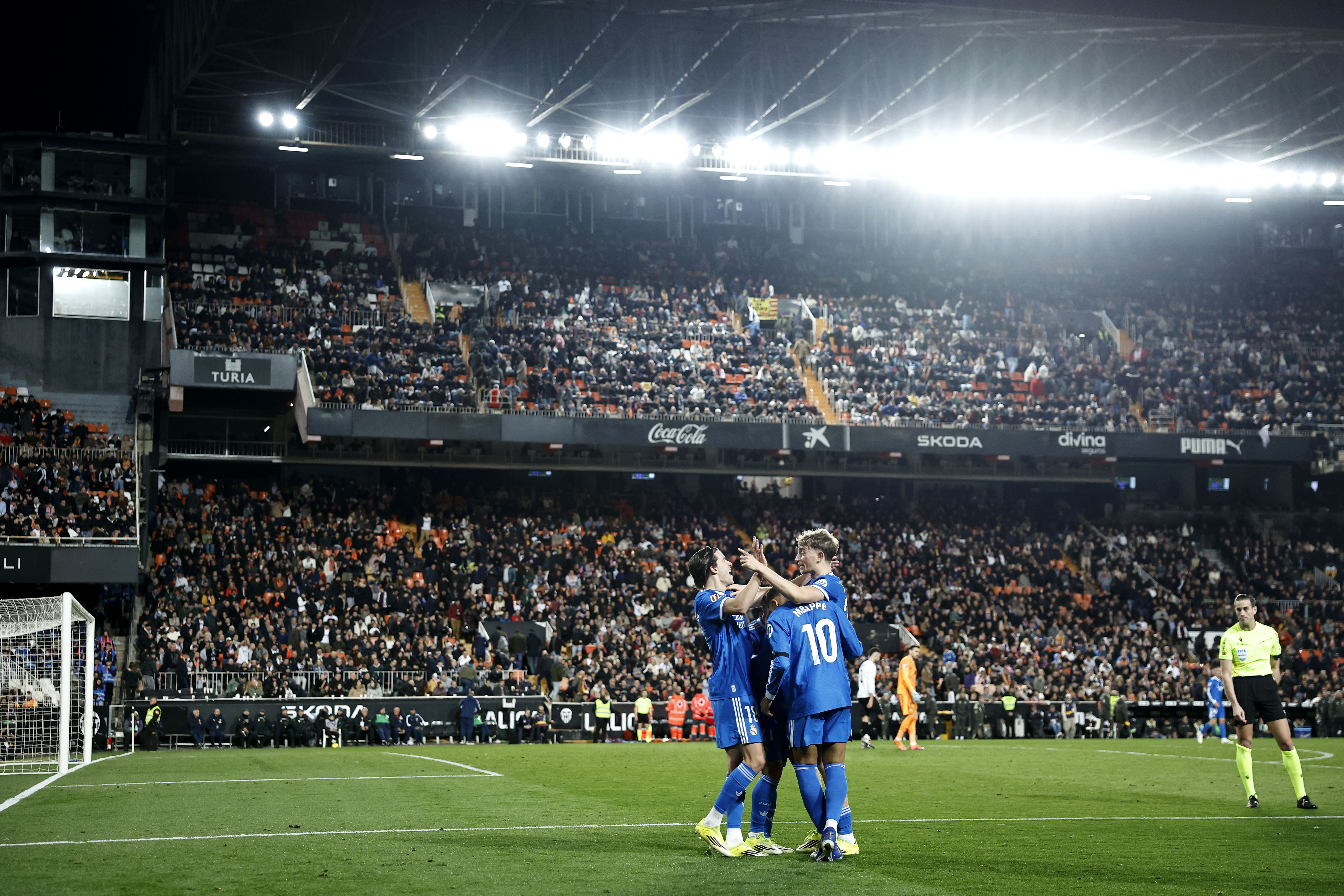 08/02/26 PARTIDO PRIMERA DIVISION
VALENCIA - REAL MADRID
ALEGRIA GOL 0-2 KYLIAN MBAPPE