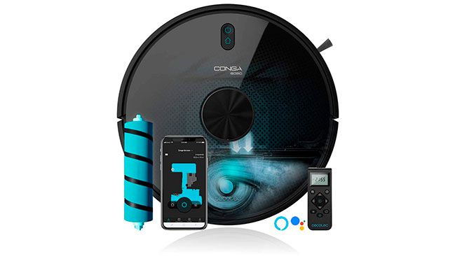 Ahorra 786 euros en el robot aspirador Cecotec Conga 6090 Ultra, con mapeo  láser - Showroom